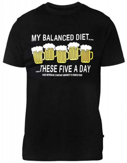 D555 Madison T-shirt Black - Μακό μπλουζάκια - Aνδρικά μπλουζεσ μεγάλα μεγέθη
