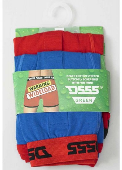 D555 Novelty Boxershorts 2-pack - Εσώρουχα/Μαγιό - Aνδρικά Εσώρουχα μεγάλα μεγέθη