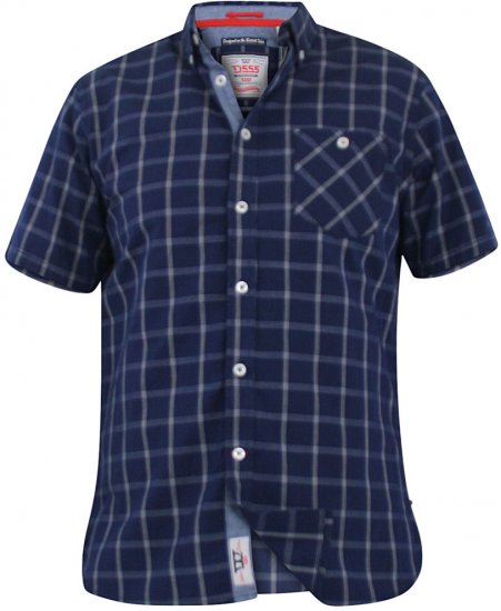 D555 Liberty Short Sleeve Shirt & T-shirt Combo - Πουκάμισα - Aνδρικά πουκαμισα μεγαλα μεγάλα μεγέθη