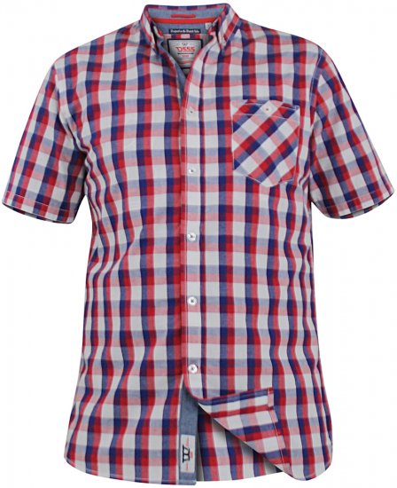 D555 Hadwin Short Sleeve Shirt & T-shirt Combo - Πουκάμισα - Aνδρικά πουκαμισα μεγαλα μεγάλα μεγέθη