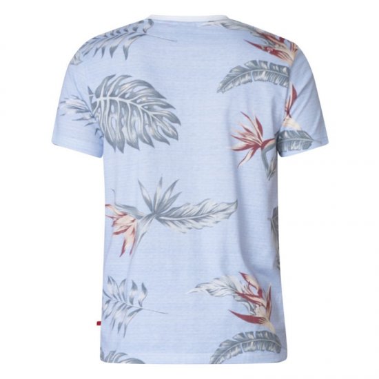 D555 Rufus T-shirt Blue - Μακό μπλουζάκια - Aνδρικά μπλουζεσ μεγάλα μεγέθη