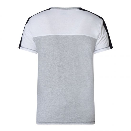 D555 Alvester T-shirt Grey - Μακό μπλουζάκια - Aνδρικά μπλουζεσ μεγάλα μεγέθη