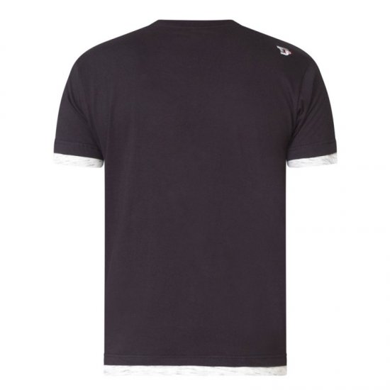 D555 Merlin T-shirt Black - Μακό μπλουζάκια - Aνδρικά μπλουζεσ μεγάλα μεγέθη