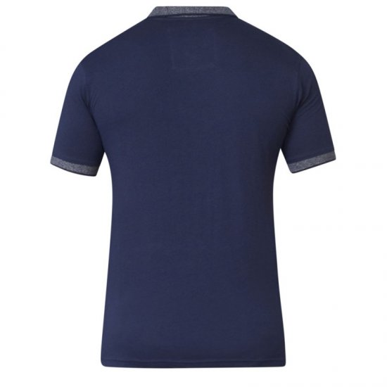 D555 Walker Polo Navy - Πόλο μπλουζάκια - Aνδρικά μπλουζακια πολο μεγάλα μεγέθη