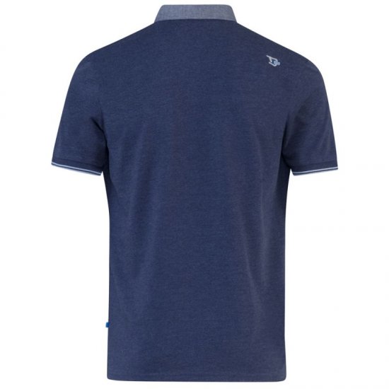 D555 Brent Polo Denim Blue - Πόλο μπλουζάκια - Aνδρικά μπλουζακια πολο μεγάλα μεγέθη