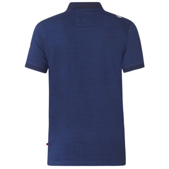 D555 Jerell Polo Navy - Πόλο μπλουζάκια - Aνδρικά μπλουζακια πολο μεγάλα μεγέθη