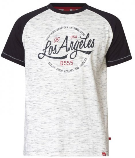 D555 Judson T-shirt Grey - Μακό μπλουζάκια - Aνδρικά μπλουζεσ μεγάλα μεγέθη