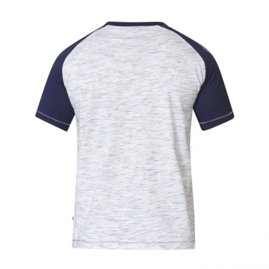 D555 Judson T-shirt Navy - Μακό μπλουζάκια - Aνδρικά μπλουζεσ μεγάλα μεγέθη