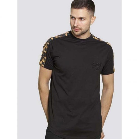 D555 Damien Couture T-shirt Black - Μακό μπλουζάκια - Aνδρικά μπλουζεσ μεγάλα μεγέθη