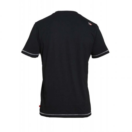 D555 Seattle T-shirt Black - Μακό μπλουζάκια - Aνδρικά μπλουζεσ μεγάλα μεγέθη