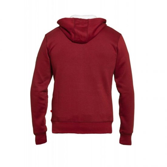 D555 Durham Hoodie Red - φούτερ/Φούτερ με κουκούλα - φούτερ/Φούτερ με κουκούλα ανδρικά μεγάλα μεγέθη 