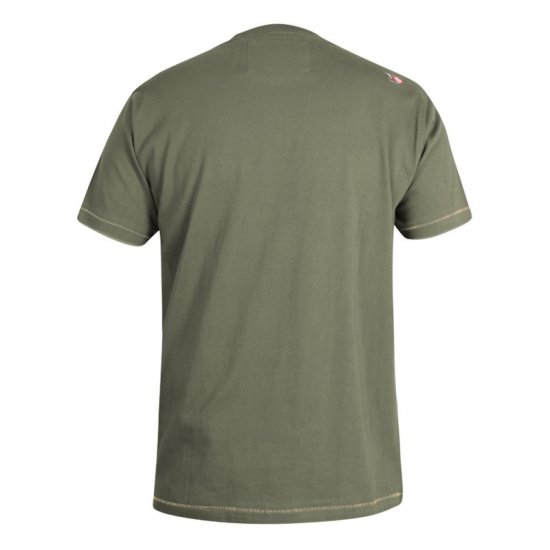 D555 Stanley T-shirt Khaki - Μακό μπλουζάκια - Aνδρικά μπλουζεσ μεγάλα μεγέθη