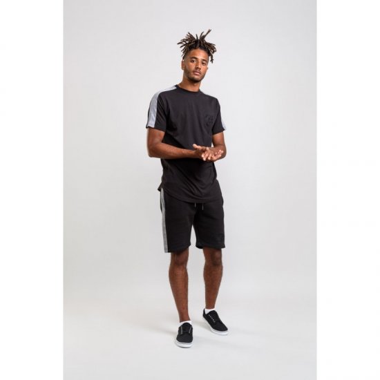 D555 Diaz T-shirt Black - Μακό μπλουζάκια - Aνδρικά μπλουζεσ μεγάλα μεγέθη