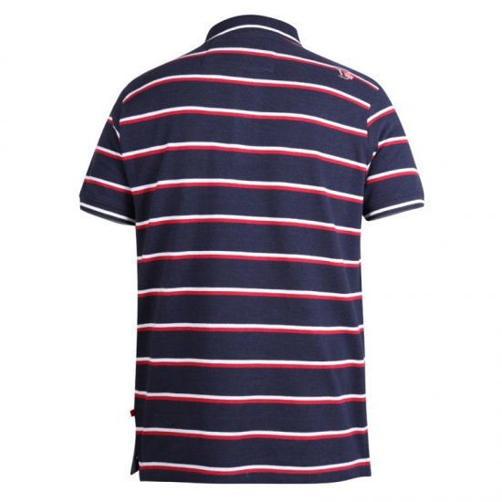 D555 Holmes Polo Navy - Πόλο μπλουζάκια - Aνδρικά μπλουζακια πολο μεγάλα μεγέθη
