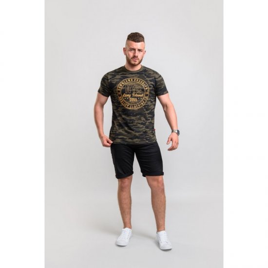 D555 Thompson T-shirt Jungle Camo - Μακό μπλουζάκια - Aνδρικά μπλουζεσ μεγάλα μεγέθη