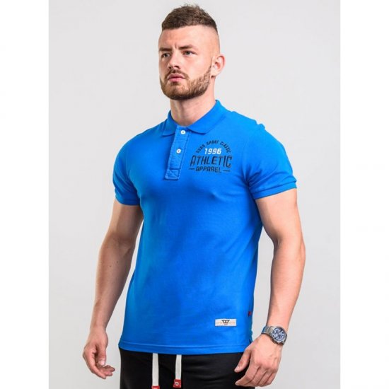 D555 Parker Polo Blue - Πόλο μπλουζάκια - Aνδρικά μπλουζακια πολο μεγάλα μεγέθη