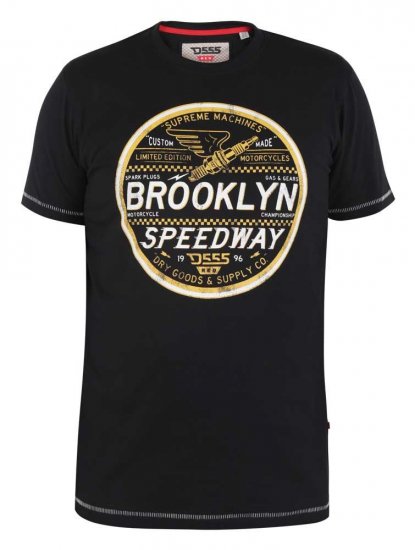 D555 Wadebridge Speedway Printed T-Shirt - Μακό μπλουζάκια - Aνδρικά μπλουζεσ μεγάλα μεγέθη