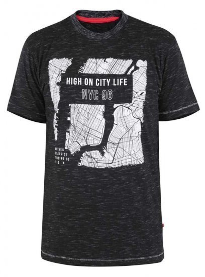 D555 Rumford Printed T-shirt - Μακό μπλουζάκια - Aνδρικά μπλουζεσ μεγάλα μεγέθη