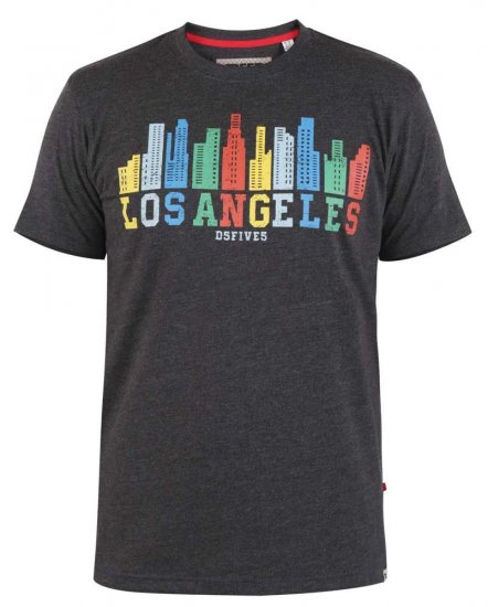 D555 Hemford Printed T-Shirt - Μακό μπλουζάκια - Aνδρικά μπλουζεσ μεγάλα μεγέθη