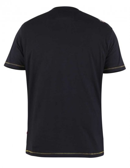 D555 Taunton Neon Printed T-Shirt - Μακό μπλουζάκια - Aνδρικά μπλουζεσ μεγάλα μεγέθη