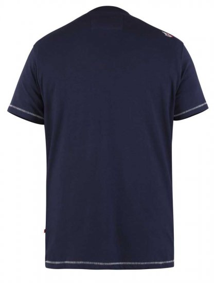 D555 Axbridge Motorbike Printed T-Shirt - Μακό μπλουζάκια - Aνδρικά μπλουζεσ μεγάλα μεγέθη