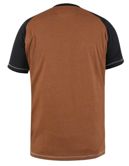D555 Charmouth Raglan Sleeve Printed T-Shirt - Μακό μπλουζάκια - Aνδρικά μπλουζεσ μεγάλα μεγέθη