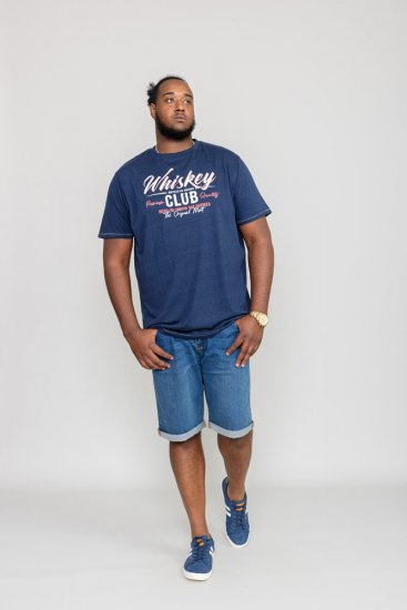 D555 ROSS Printed T-Shirt - Μακό μπλουζάκια - Aνδρικά μπλουζεσ μεγάλα μεγέθη