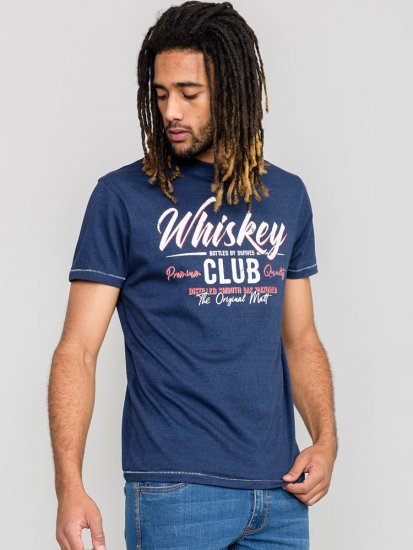 D555 ROSS Printed T-Shirt - Μακό μπλουζάκια - Aνδρικά μπλουζεσ μεγάλα μεγέθη