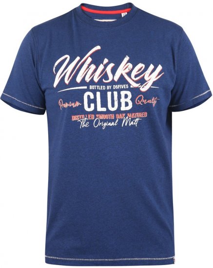 D555 ROSS Printed T-Shirt - Μακό μπλουζάκια - Aνδρικά μπλουζεσ μεγάλα μεγέθη