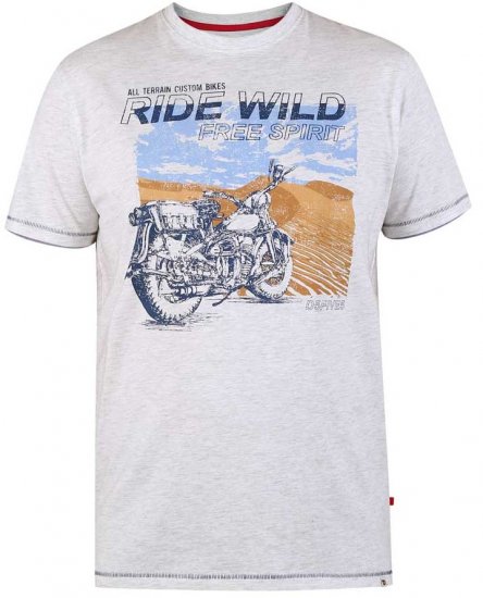 D555 LANGDON Printed T-Shirt - Μακό μπλουζάκια - Aνδρικά μπλουζεσ μεγάλα μεγέθη