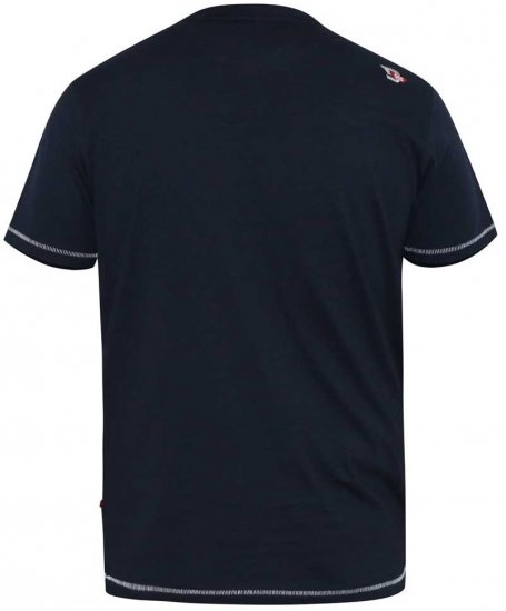 D555 DENTON Motorbike Printed T-Shirt - Μακό μπλουζάκια - Aνδρικά μπλουζεσ μεγάλα μεγέθη