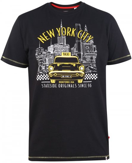 D555 WINGMORE Printed T-Shirt - Μακό μπλουζάκια - Aνδρικά μπλουζεσ μεγάλα μεγέθη