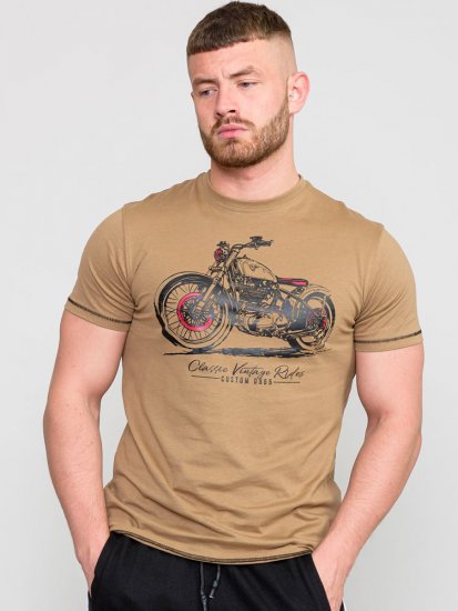 D555 RAMSGATE Printed T-Shirt - Μακό μπλουζάκια - Aνδρικά μπλουζεσ μεγάλα μεγέθη