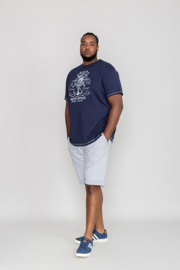 D555 CANTERBURY Printed T-Shirt - Μακό μπλουζάκια - Aνδρικά μπλουζεσ μεγάλα μεγέθη