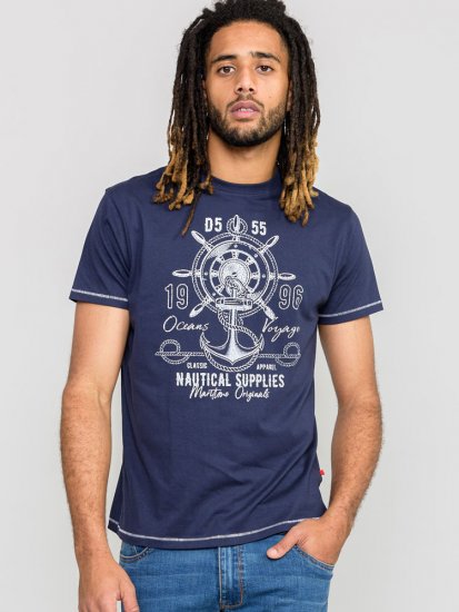 D555 CANTERBURY Printed T-Shirt - Μακό μπλουζάκια - Aνδρικά μπλουζεσ μεγάλα μεγέθη