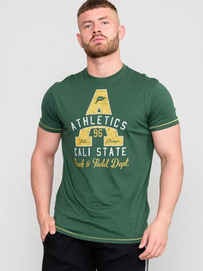 D555 TOVIL Printed T-Shirt - Μακό μπλουζάκια - Aνδρικά μπλουζεσ μεγάλα μεγέθη