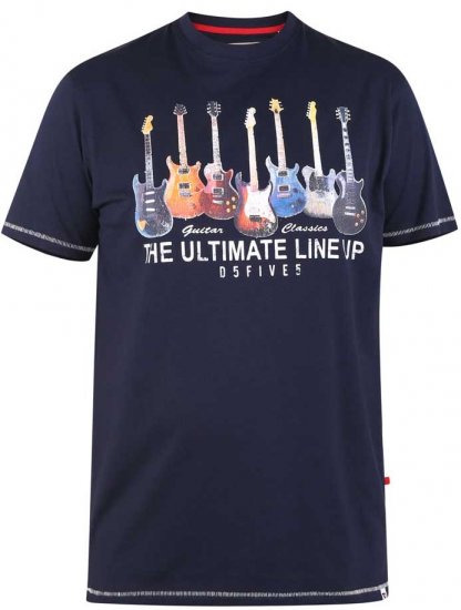 D555 PICKEMHAM Printed T-Shirt - Μακό μπλουζάκια - Aνδρικά μπλουζεσ μεγάλα μεγέθη