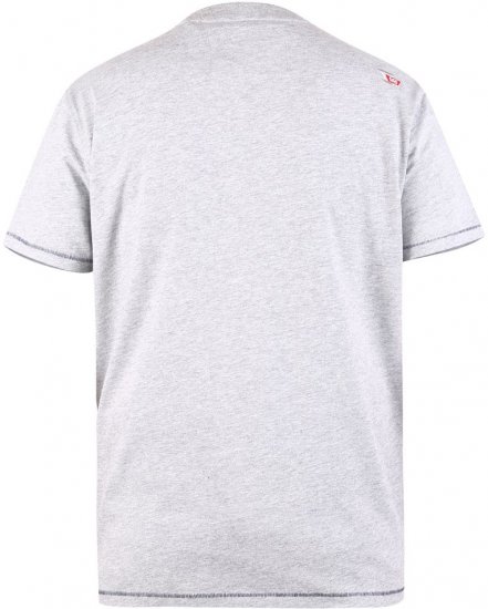D555 BARTON Printed T-Shirt - Μακό μπλουζάκια - Aνδρικά μπλουζεσ μεγάλα μεγέθη