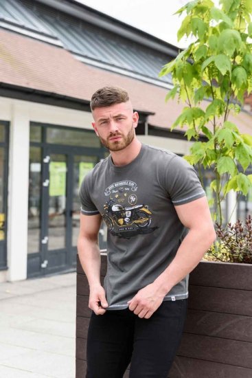 D555 BEXLEYHEATH Motorcycle Club T-Shirt - Μακό μπλουζάκια - Aνδρικά μπλουζεσ μεγάλα μεγέθη