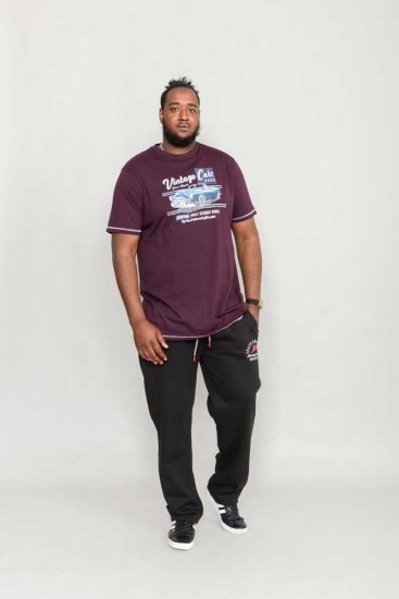 D555 BUCKHURST Vintage Cars T-Shirt - Μακό μπλουζάκια - Aνδρικά μπλουζεσ μεγάλα μεγέθη