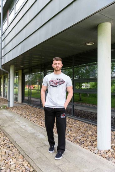 D555 LOUGHTON Old School Car T-Shirt - Μακό μπλουζάκια - Aνδρικά μπλουζεσ μεγάλα μεγέθη