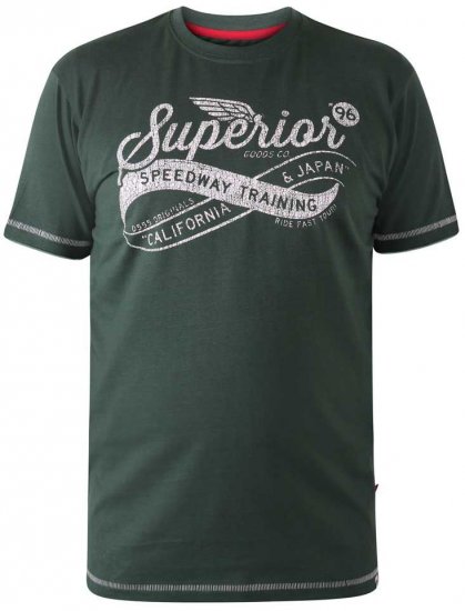 D555 WHITECHAPEL Superior Speedway T-Shirt - Μακό μπλουζάκια - Aνδρικά μπλουζεσ μεγάλα μεγέθη