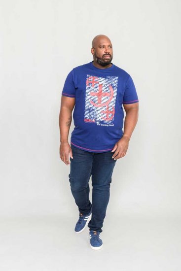 D555 GOAL Coming Home Football T-Shirt - Μακό μπλουζάκια - Aνδρικά μπλουζεσ μεγάλα μεγέθη
