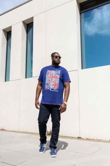 D555 GOAL Coming Home Football T-Shirt - Μακό μπλουζάκια - Aνδρικά μπλουζεσ μεγάλα μεγέθη