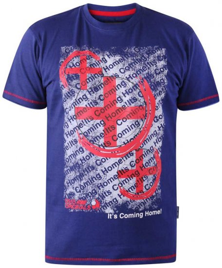 D555 GOAL Coming Home Football T-Shirt - Μακό μπλουζάκια - Aνδρικά μπλουζεσ μεγάλα μεγέθη