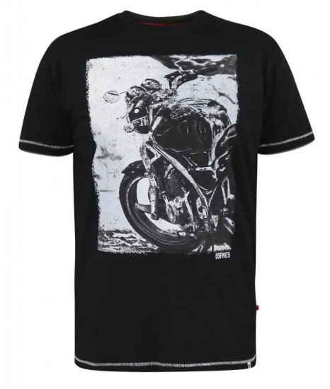 D555 Pinewood Photographic Bike Printed T-Shirt - Μακό μπλουζάκια - Aνδρικά μπλουζεσ μεγάλα μεγέθη