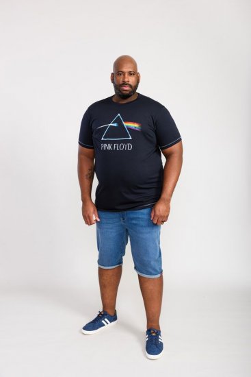D555 Eclipse Official Pink Floyd Printed Crew Neck T-Shirt - Μακό μπλουζάκια - Aνδρικά μπλουζεσ μεγάλα μεγέθη