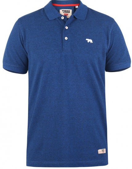 D555 WINCHESTER Blue Polo Shirt - Πόλο μπλουζάκια - Aνδρικά μπλουζακια πολο μεγάλα μεγέθη