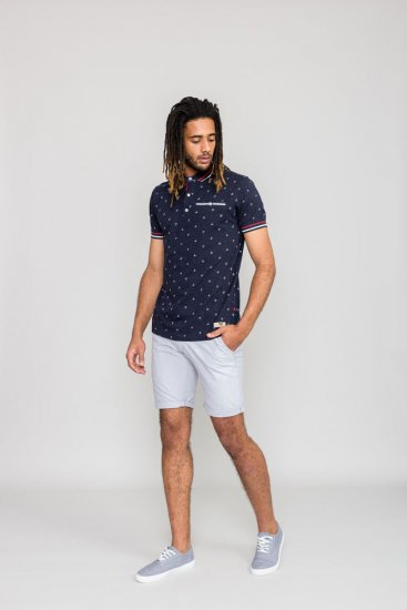 D555 SWINDON Print Polo Shirt - Πόλο μπλουζάκια - Aνδρικά μπλουζακια πολο μεγάλα μεγέθη