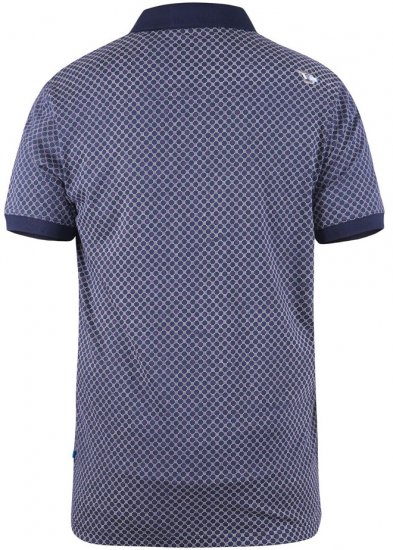 D555 AXFORD Print Polo Shirt - Πόλο μπλουζάκια - Aνδρικά μπλουζακια πολο μεγάλα μεγέθη